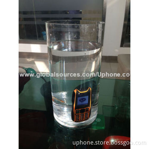 Competitive IP67 Waterproof Dual-SIM phones with 2.0-inch Touch Screen and 1,450mAh Li-ion Battery